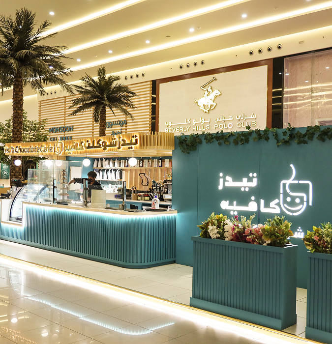 TedzCafe interior and chocolate display